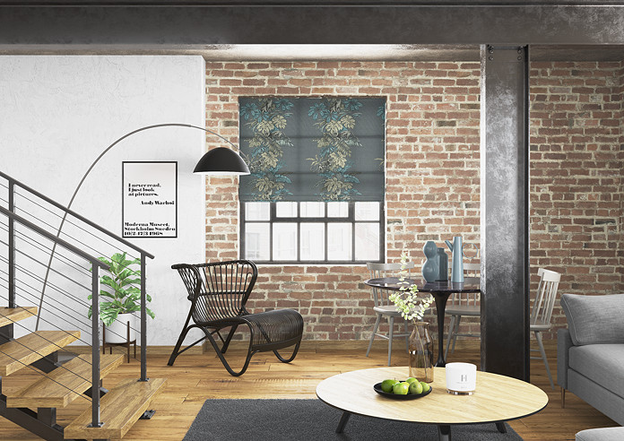 Monkeying Around, Mineral - Twist&Fit Roman Blind - Image 5